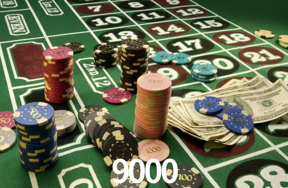 Sinta a adrenalina dos jogos de cassino com 9000
